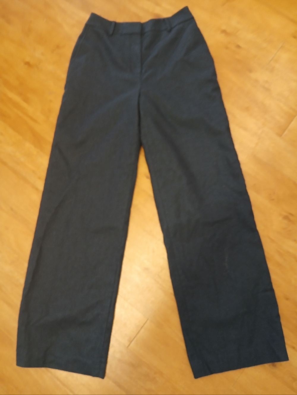 Boden Straight-Leg Dress Pants - Wool Blend Pants 10L Navy